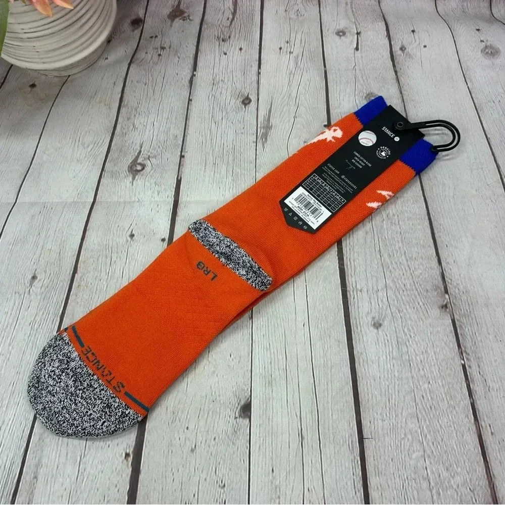 NWT stance houston astros baseball casual socks MLB hey batter
